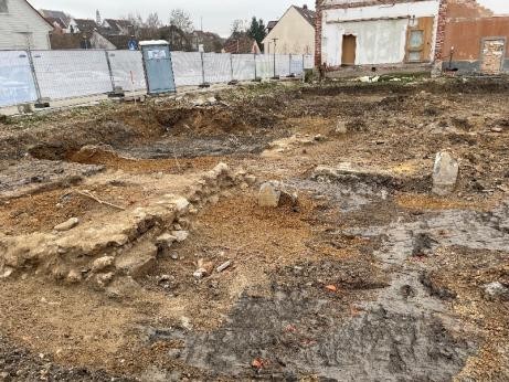 Grabungsfeld Rathaus-Baufeld